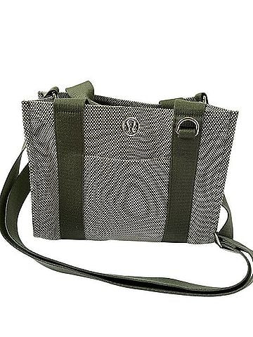 Lululemon Athletica Two-Tone Canvas Mini Tote Bag Tote (view 1)