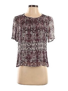 Velvet Short Sleeve Blouse (view 1)