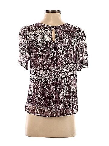 Velvet Short Sleeve Blouse (view 2)