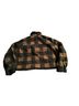 Divided by H&M 100% Polyester 100% Polyester Checkered-gingham Black Brown Jacket Size XL - photo 2