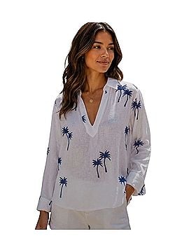Calypso St. Barth Long Sleeve Button-Down Shirt (view 2)