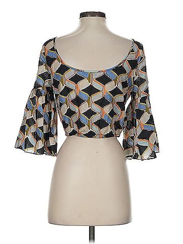 Milly Milly 3/4 Sleeve Blouse (view 2)