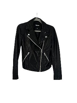 Madewell Washed Leather Motorcycle Jacket Jacket (view 2)