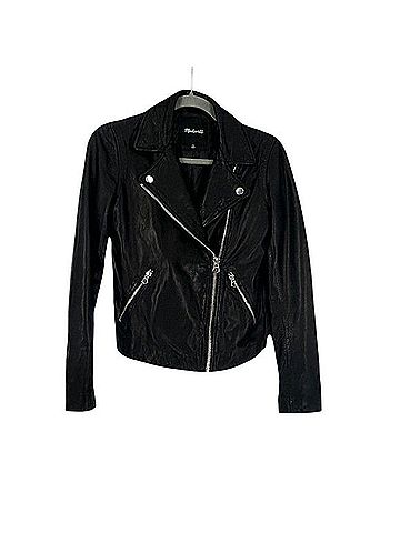 Madewell Washed Leather Motorcycle Jacket Jacket (view 2)