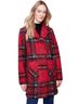 Charlie B Plaid Bouclé Coat - photo 1