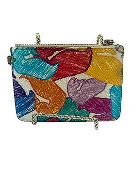 Dooney & Bourke Rainbow Wonder Ducks Coin Pouch Keychain Leather Coin Purse (view 2)