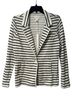 Caslon Stripes White Blue Jacket Size M (petite) - photo 1