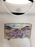 J.Crew Graphic White Short Sleeve Blouse Size L - photo 2