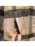 Urban Outfitters Plaid Green Yellow Coat Size S - photo 9