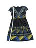 BCBGMAXAZRIA Aztec Or Tribal Print Blue Green Casual Dress Size S - photo 4