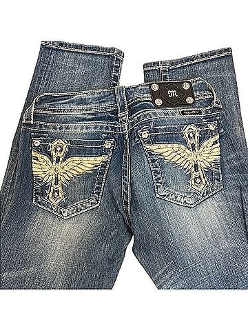 Miss Me Embellished Blue Jeans Jeans (view 1)