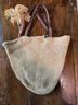Haute Hippie 100% Raffia Tan White Tote One size - photo 4