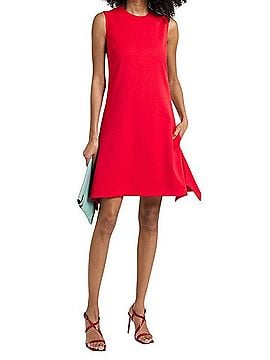 Victoria Beckham Twill Mini Dress Casual Dress (view 2)