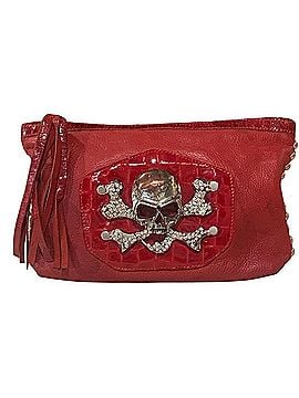 Leatherock USA LeatherClutch w/crystal Skull Clutch (view 2)