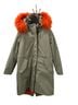 Boden Green Orange Brown Coat Size 16 - photo 1