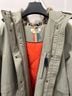 Boden Green Orange Brown Coat Size 16 - photo 6