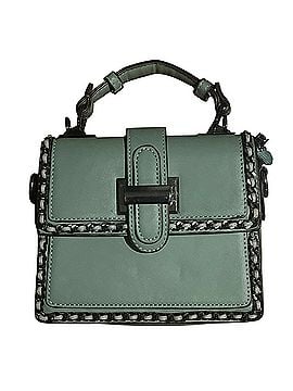 Green Los Angeles Chain Flap Top Handle Leather Crossbody Bag (view 1)