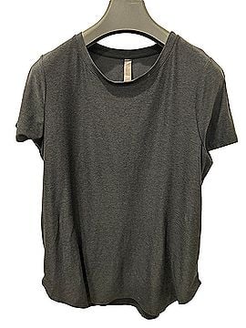 Beyond Yoga On The Down Low Short Sleeve Blouse (view 1)