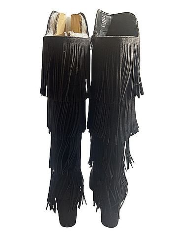 INC International Concepts Yomesaf Fringe Boots (view 2)