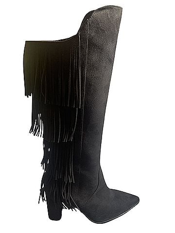 INC International Concepts Yomesaf Fringe Boots (view 1)
