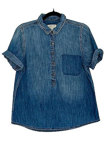 Current/Elliott Short Sleeve Button-Down Shirt (view 1)