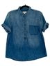 Current/Elliott Short Sleeve Button-Down Shirt Size M - photo 1