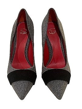 Stitched Leather Heels (view 2)