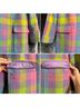 J.Crew 100% Polyester 80% Wool 20% Polyamide Plaid Multi Color Coat Size XS - photo 9