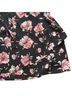 DR2 100% Polyester Floral Pink Black Cocktail Dress Size S - photo 5