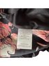DR2 100% Polyester Floral Pink Black Cocktail Dress Size S - photo 8
