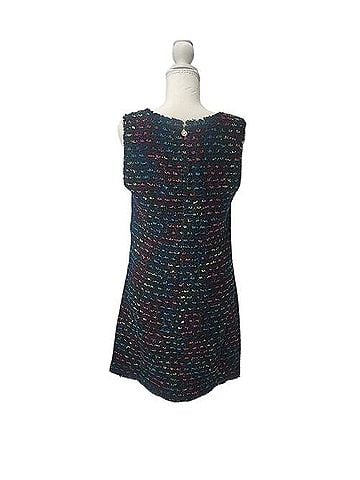 Kate Spade New York Metallic Tweed Shift Dress Cocktail Dress (view 2)