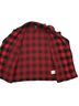 Chaps 100% Cotton Checkered-gingham Plaid Red Black Jacket Size L - photo 5