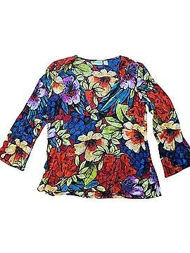 Chico's 3/4 Sleeve Silk Top (view 1)
