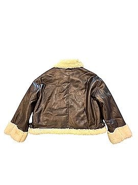 Laundry by Shelli Segal Bomber Shearling Faux Leather Jacket (view 2)