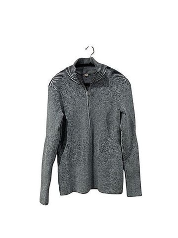 Zella Apres Ski Half Zip Rib Sweater Wool Sweater (view 1)