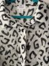 Avenue Animal Print Black White Blouse Size 22 - photo 7