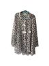 Avenue Animal Print Black White Blouse Size 22 - photo 4
