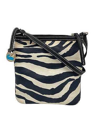 Dooney & Bourke Zebra Print Leather Crossbody Bag Crossbody Bag (view 1)