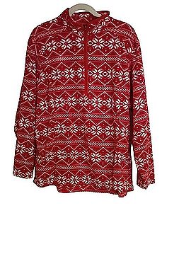Lands' End Fair Isle Half-Zip Pullover Jacket (view 1)