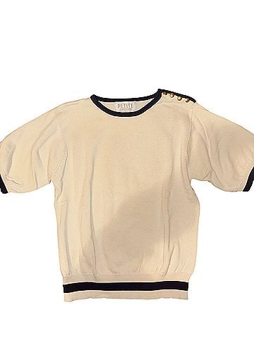 Petite Sophisticate Short Sleeve Blouse (view 1)