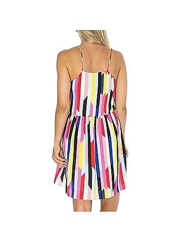 Crosby by Mollie Burch Rainbow Stripe Mini Dress Casual Dress (view 2)