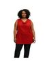 Belldini Solid Red Sleeveless Top Size 2X - photo 1