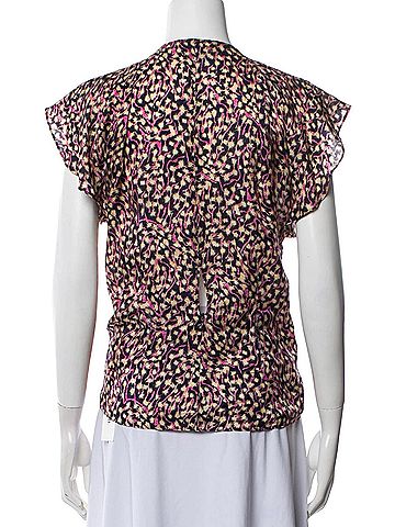 Isabel Marant Lonea Short Sleeve Blouse (view 2)