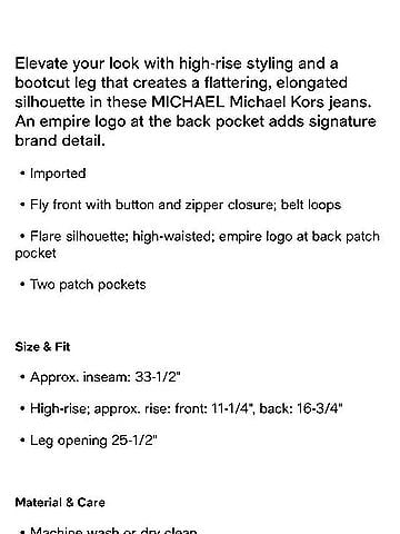 Michael Kors Wide-Leg Jeans (view 2)