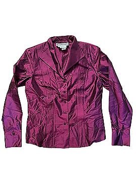 Carlisle pleated origami blouse Long Sleeve Blouse (view 1)