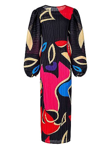 Title Unknown Pleated Cocktail Dress (view 1)