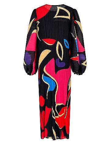 Title Unknown Pleated Cocktail Dress (view 2)