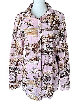 J. McLaughlin Safari Toile Button-Down Shirt (view 1)
