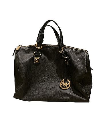 Michael Kors Leather Satchel (view 1)