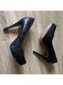 BCBGeneration Snake Print Black Gold Heels Size 10 - photo 5